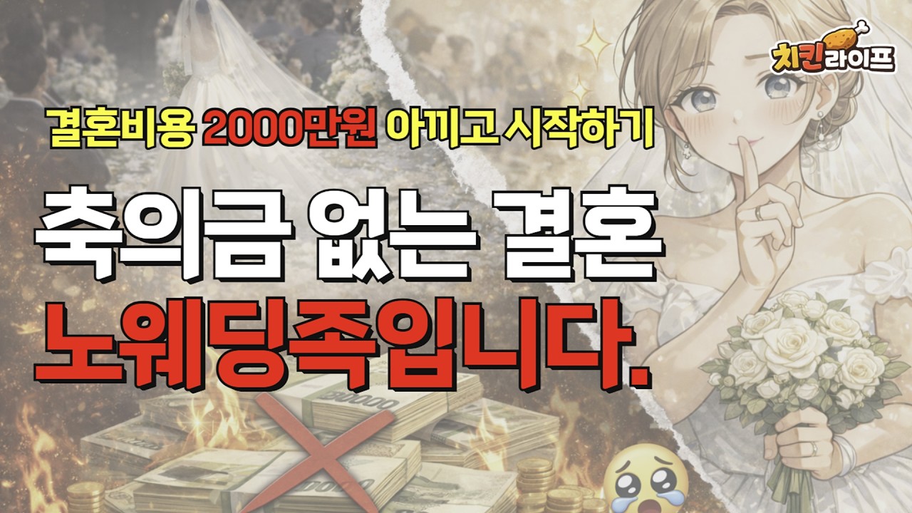 결혼식 안 했습니다… 2천만원 아끼고 ‘축의금 없는 노웨딩’ 해본 솔직 후기