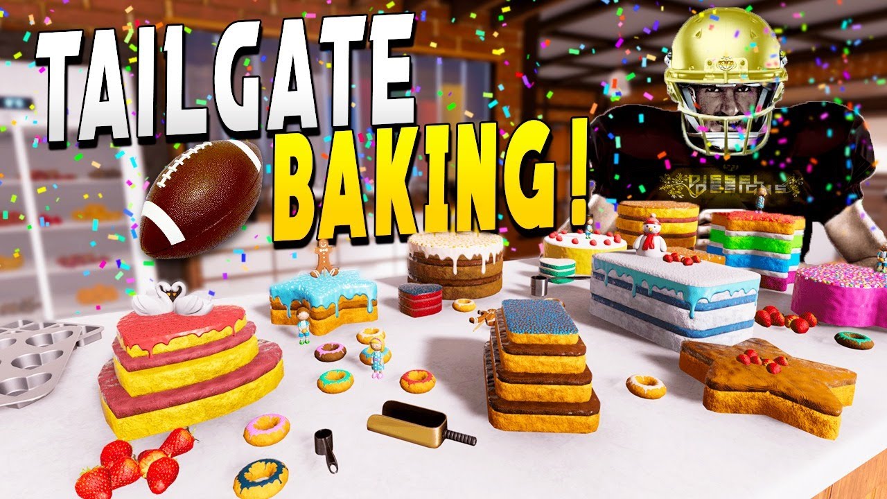 🔴 Tailgate Baking Getting Ready for Football! - Cooking Simulator Cakes and Cookies Gameplay