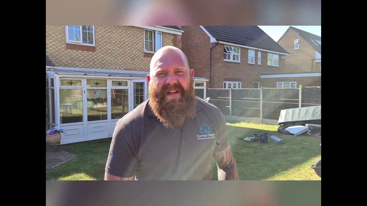 7x4 Conservatory with lightweight roof - Part 1