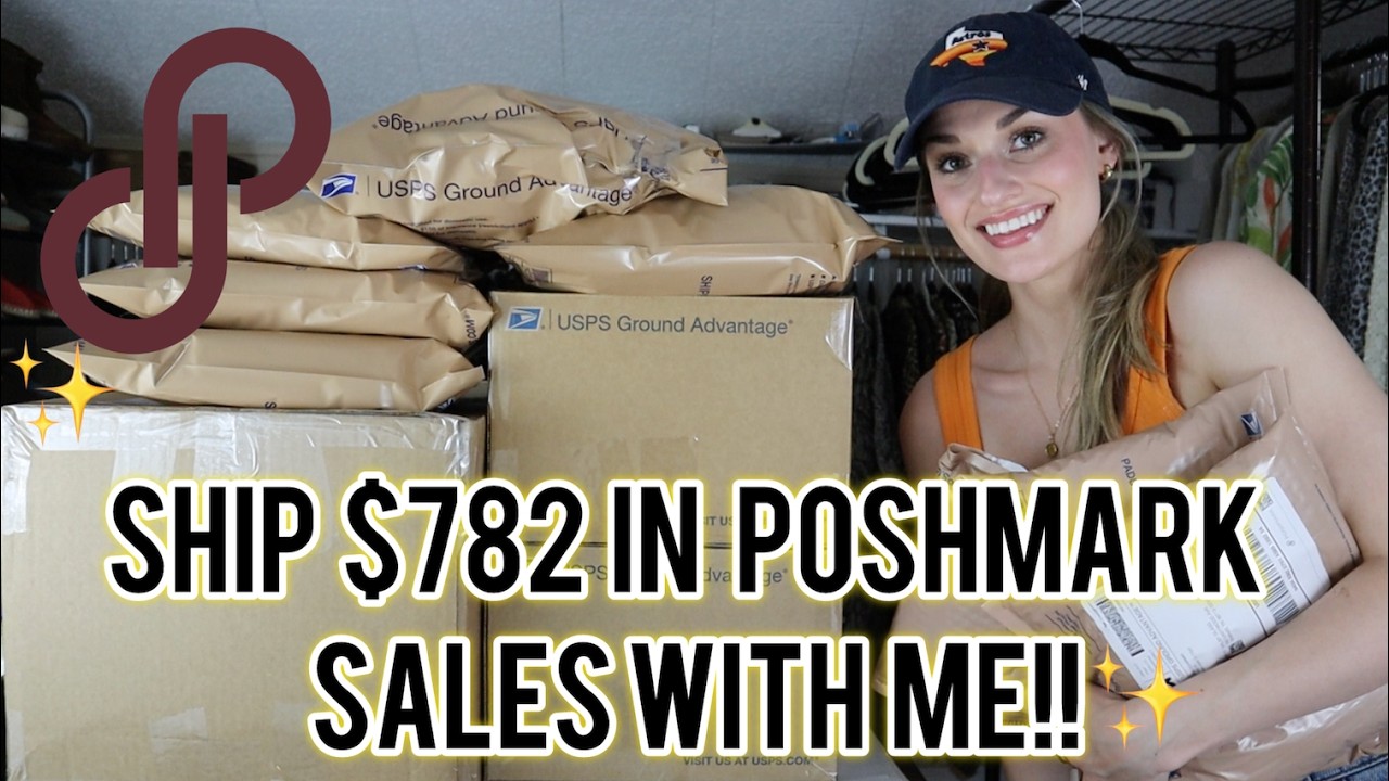 Big Changes on Poshmark?? Ship $782 in Sales on Poshmark w/ Me! See What Sold FAST $$