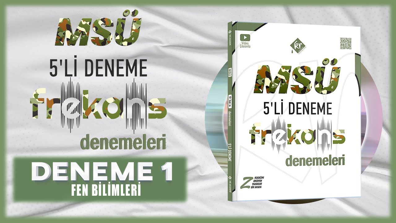 MSÜ Frekans Deneme Sınavı 1 Fen Bilimleri Testi Soru Çözümleri