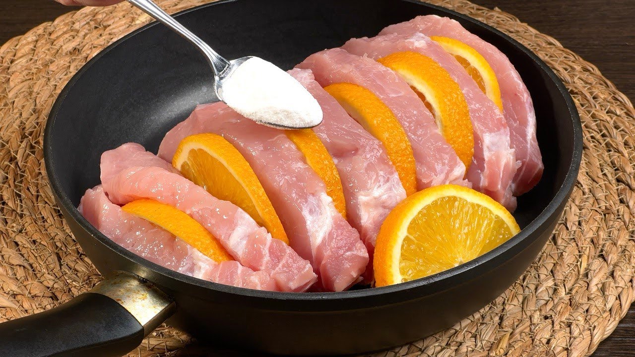 Испанский мясник показал мне этот апельсиновый трюк - мясо тает во рту!