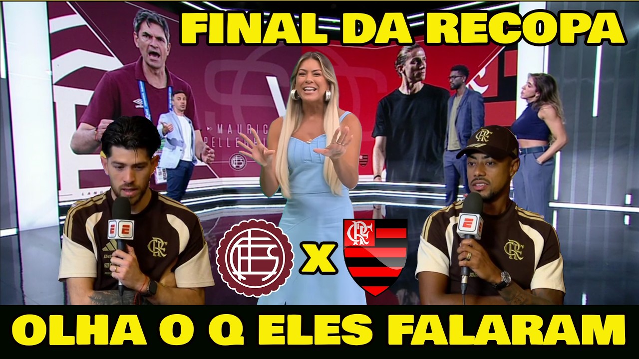 ENTREVISTAS PRÉ-JOGO LANÚS x FLAMENGO DIRETO DA ARGENTINA!