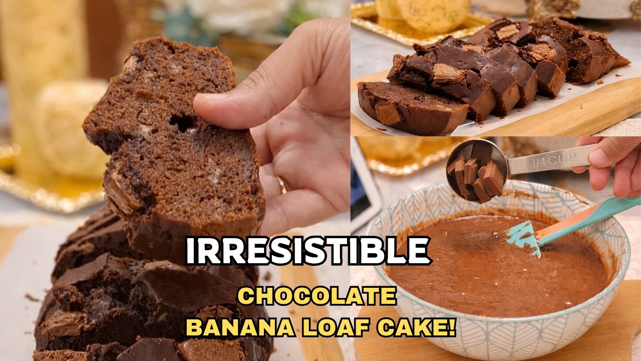 Healthy Chocolate Banana Cake | Easy One Bowl Recipe | Ramadan Iftar Dessert | Cake banane ka tarika