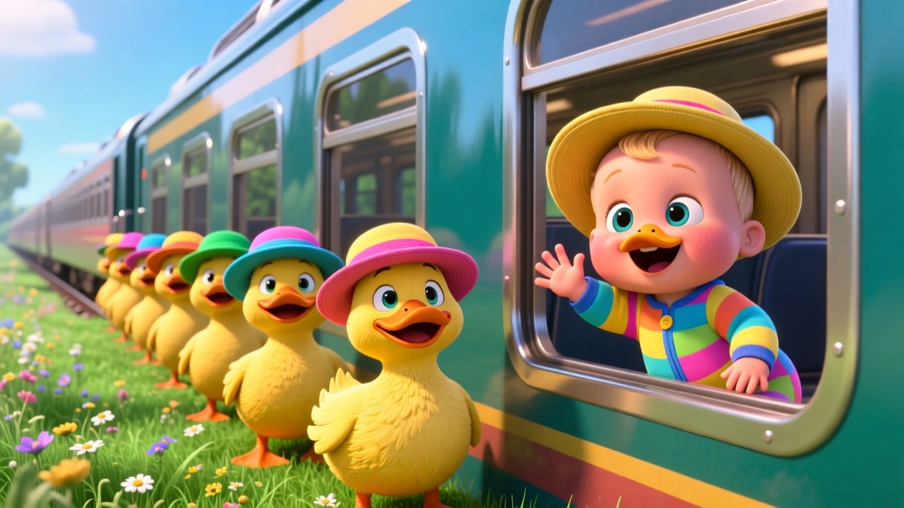 Baby’s Happy Train Ride 🚂🎶 Fun Train Song for Kids | Learn Vehicles & Sounds