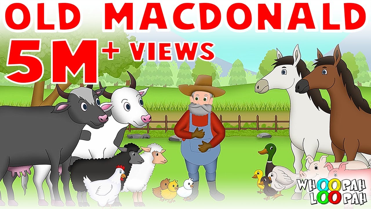 Old MacDonald Had A Farm | Whoopah Loopah & Kids Songs | Nursery Rhymes for Children