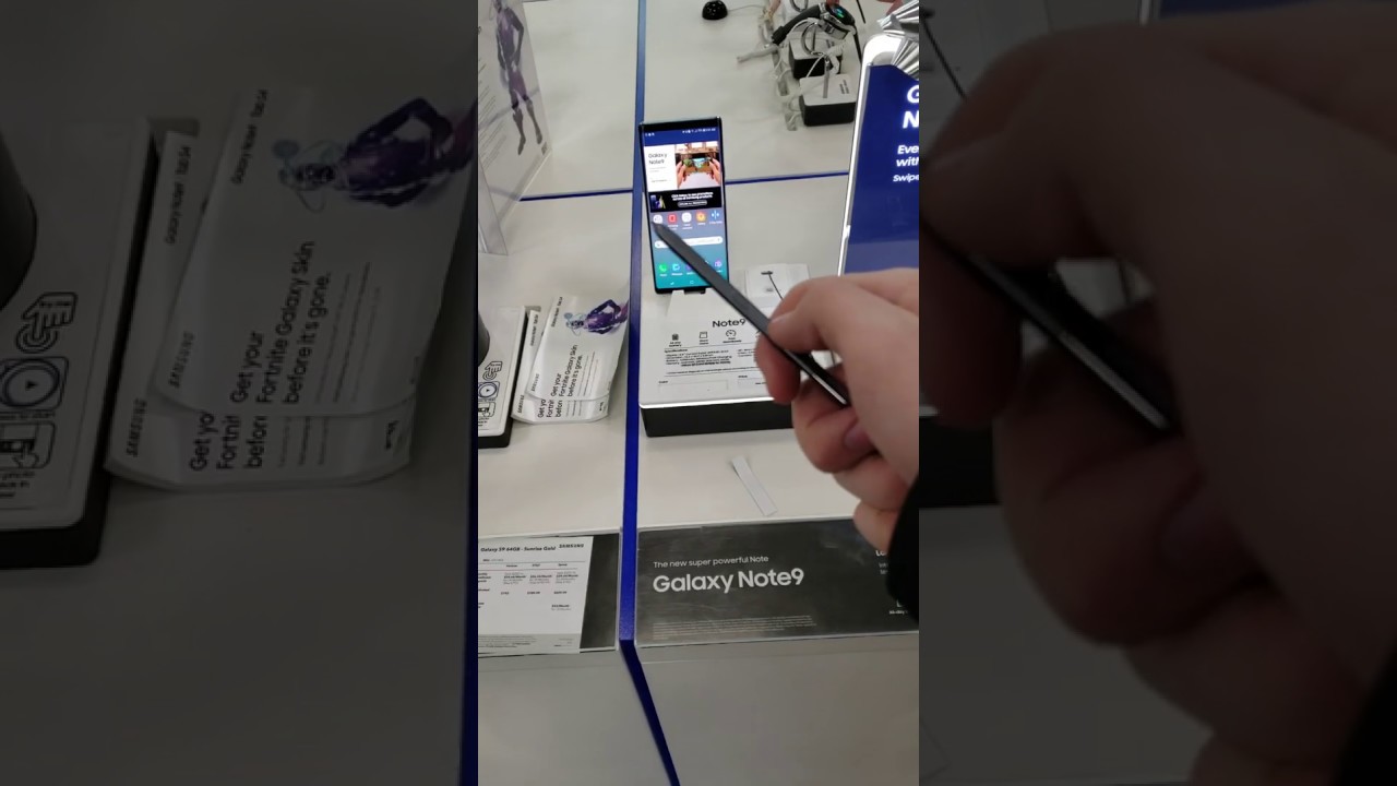 Samsung Galaxy Note 9 - Bluetooth S Pen Test