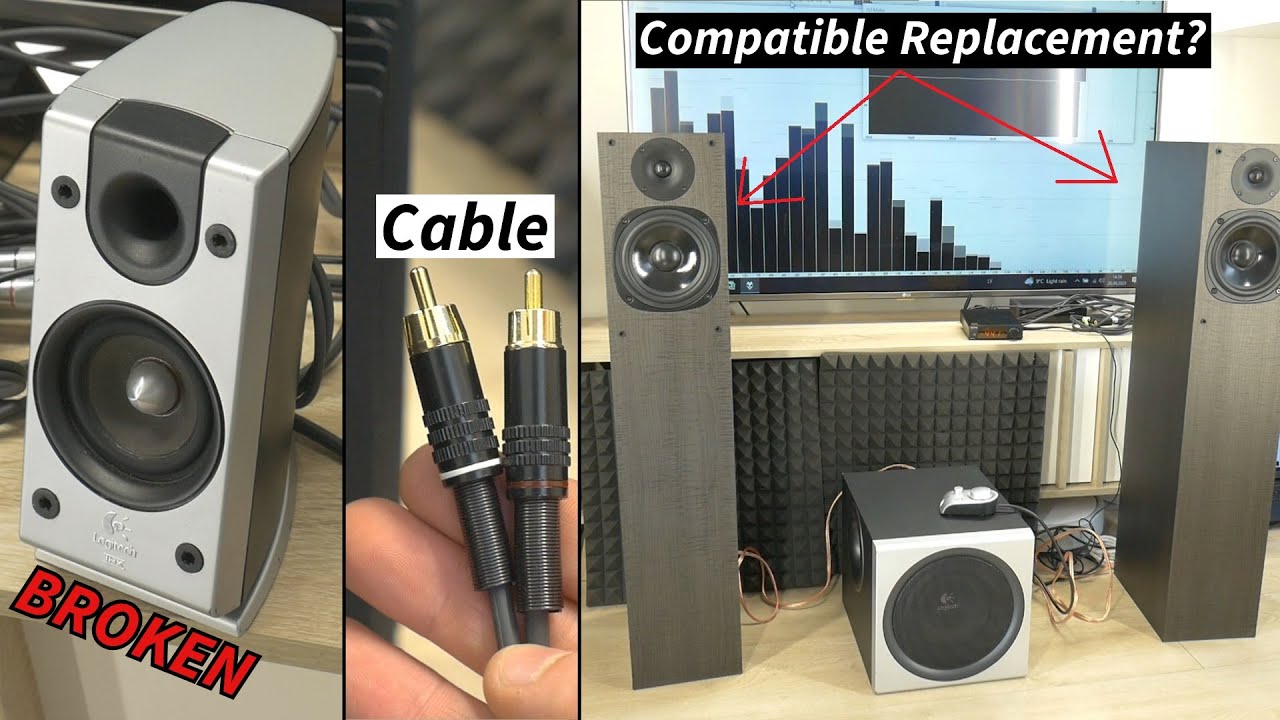 Logitech Z-2300 replacement satellite (How to)