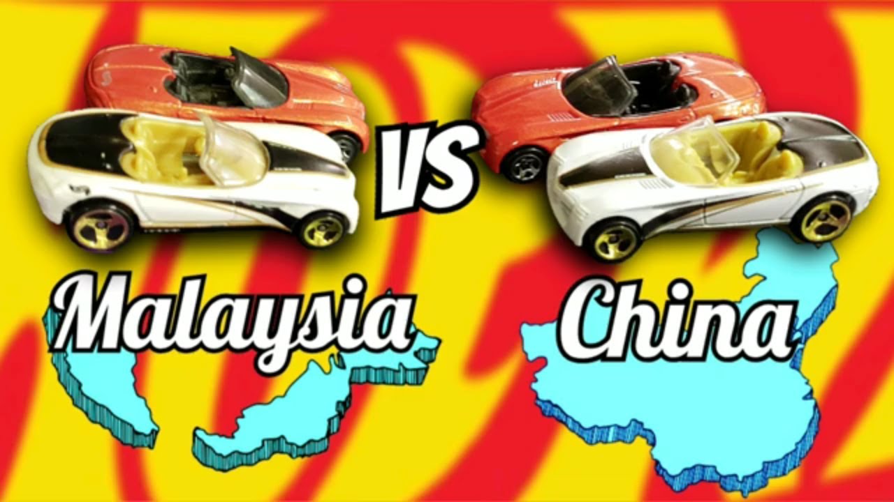 Who is Faster - China vs Malaysia - Hot Wheels Chrysler/Dodge Concept