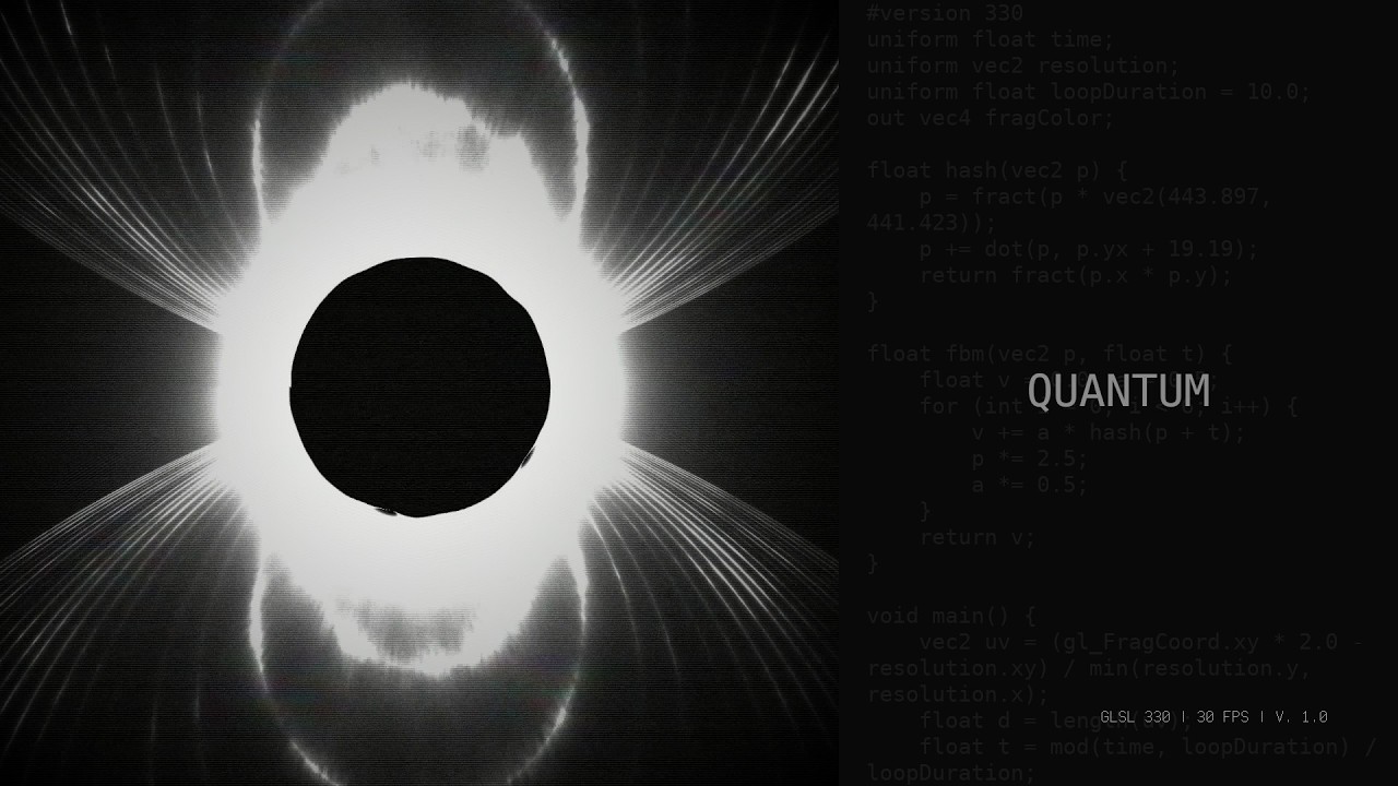 QUANTUM: Plasma Singularity (Deep Techno / Glitch Study)