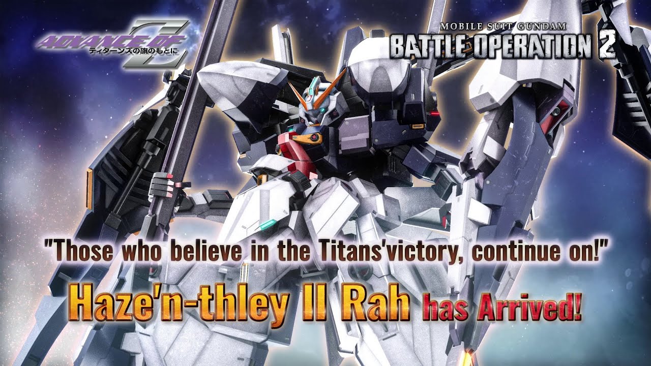 MOBILE SUIT GUNDAM BATTLE OPERATION 2 - Haze'n-thley II Rah