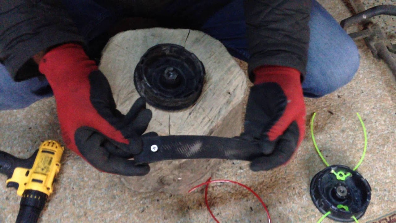 Bisiklet ve araba lastiğinden Tırpan Motoru Misinası yapımı ( TRIMMER