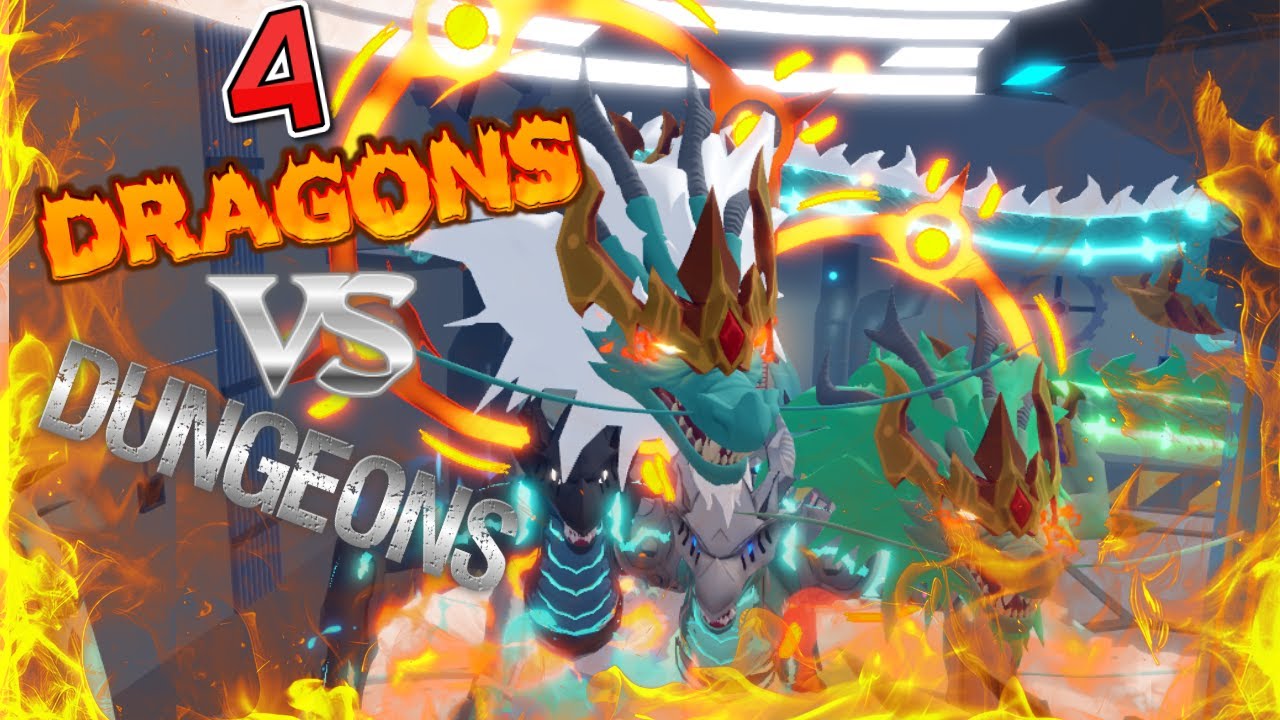 4 Dragons vs Dungeon | Blox Fruits