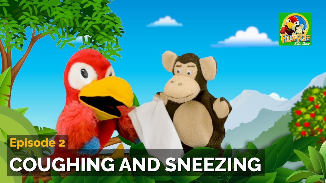 FluffPuff Kids Show fun series new episode 2 COUGHING AND SNEEZING | videos for kids fun series