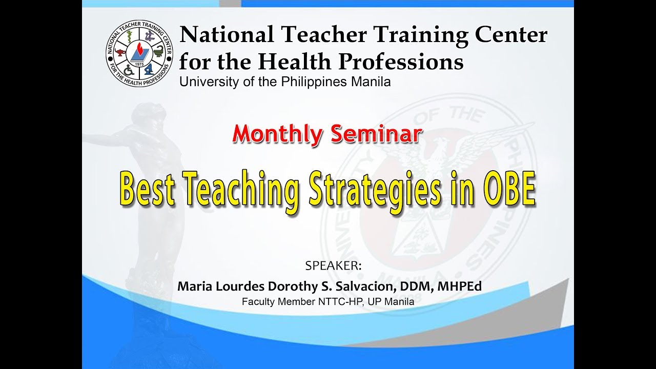 Best Teaching Strategies in OBE