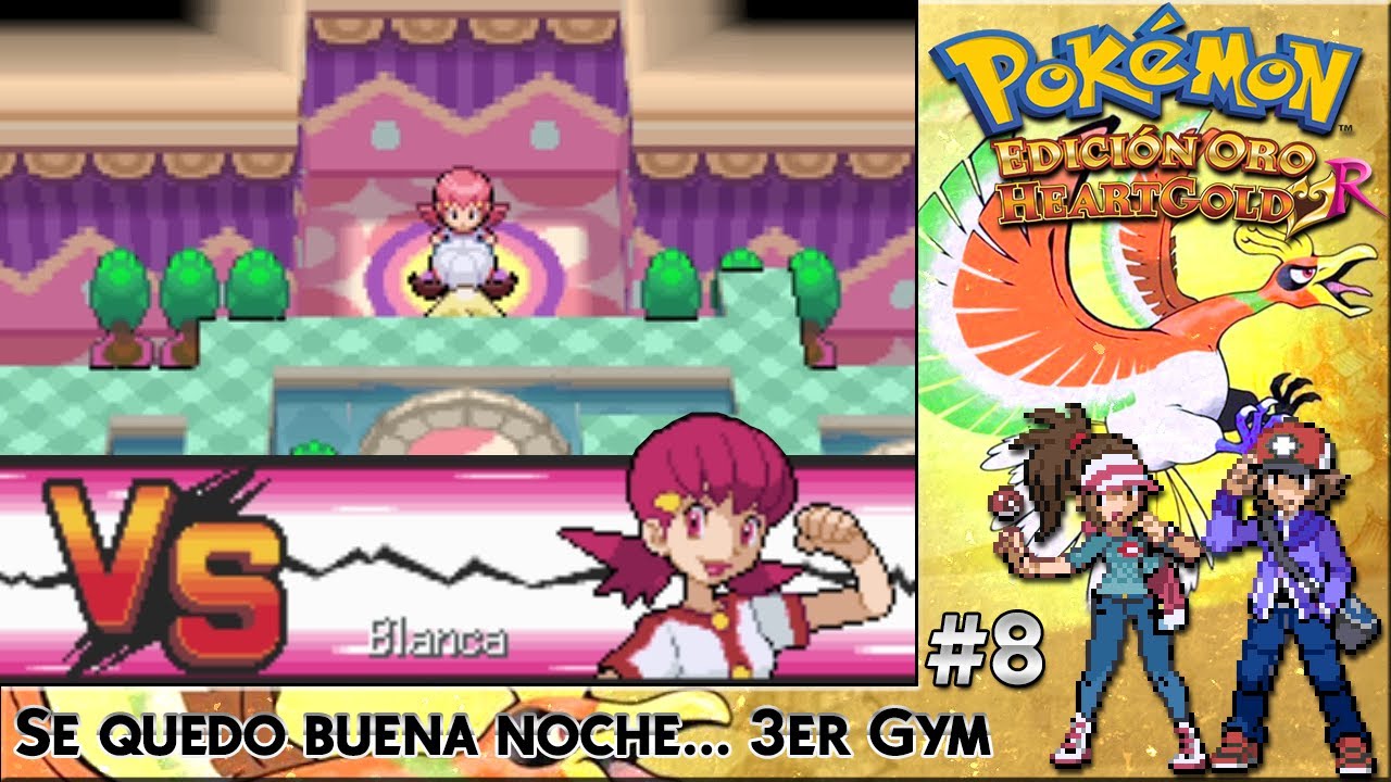 Se quedó buena noche... 3er Gym - Pokémon: HeatGold Randomlocke #R08 ~ Hiro & Clay (Español)
