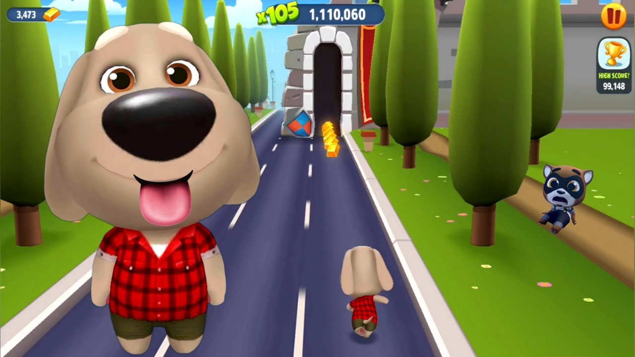 Talking Tom Gold Run Gameplay - Walkthrough Boss - Original Ben - Android Fullscreen