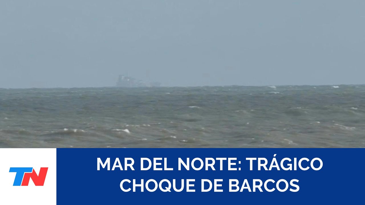 TRAGEDIA EN EL MAR DEL NORTE: El incendio continúa tras la colisión de un petrolero y un carguero
