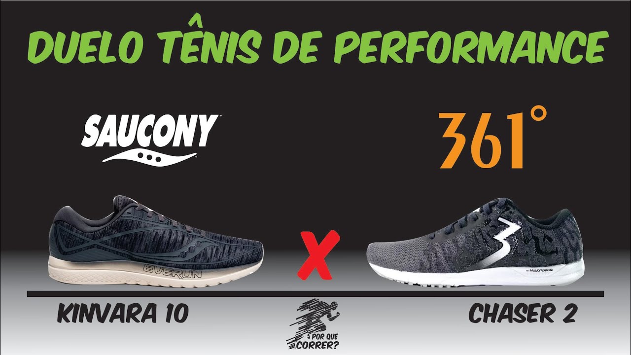 Duelo de t&ecirc;nis Saucony Kinvara10 x 361 Chaser2