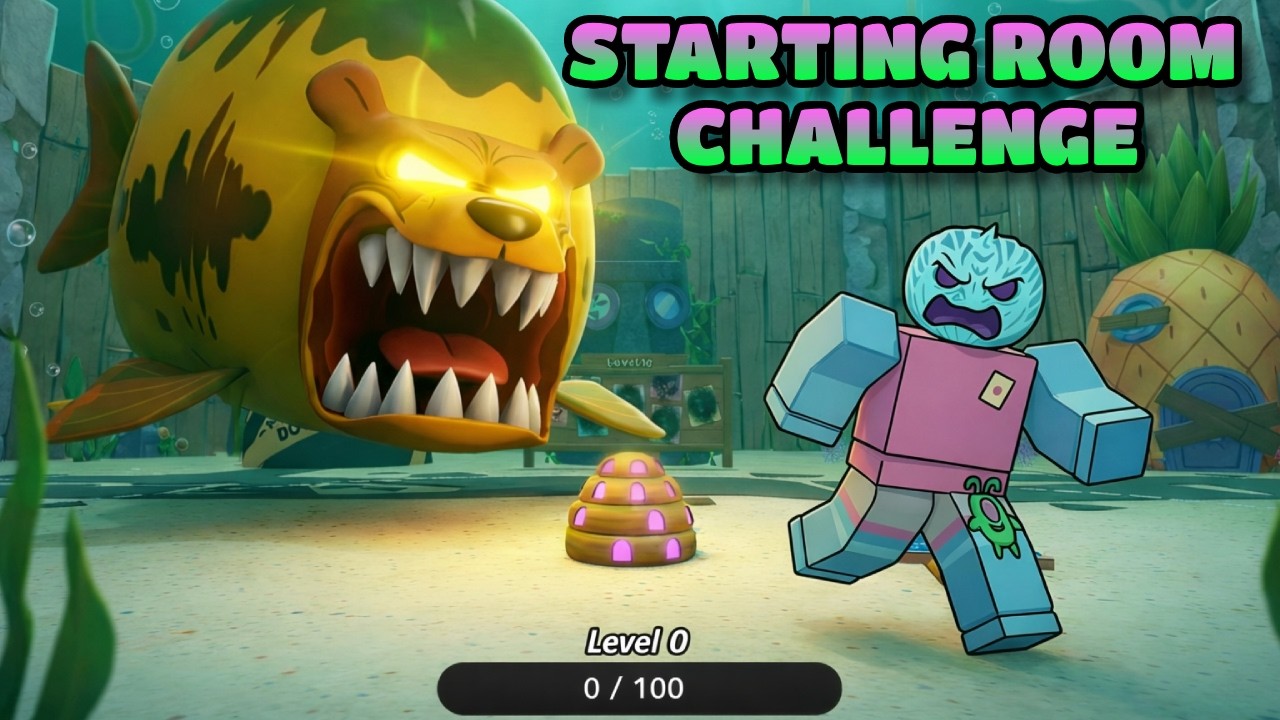 I BEAT SURVIVE BIKINI BOTTOM ONLY USING THE FIRST AREA...