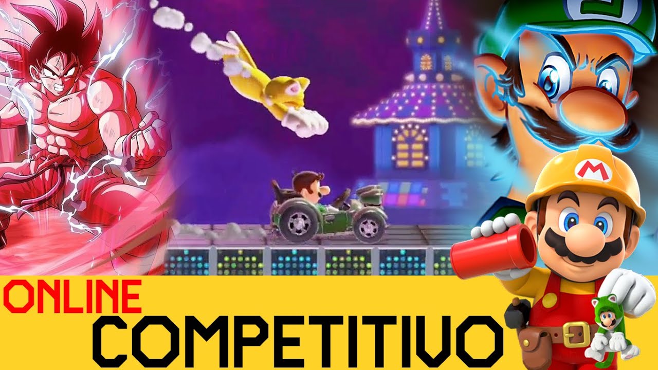 SOLO EL KAIOKEN 🔥 DETIENE A LUIGI EN SU AUTO!! - COMPETITIVO ONLINE #22 | SMM2 - ZetaSSJ