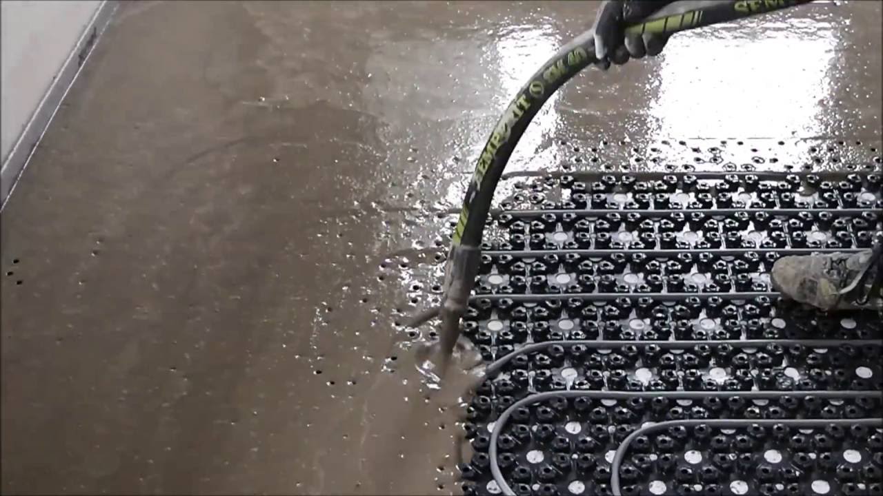 Dünnschichtiges Fussboden-Heizsystem