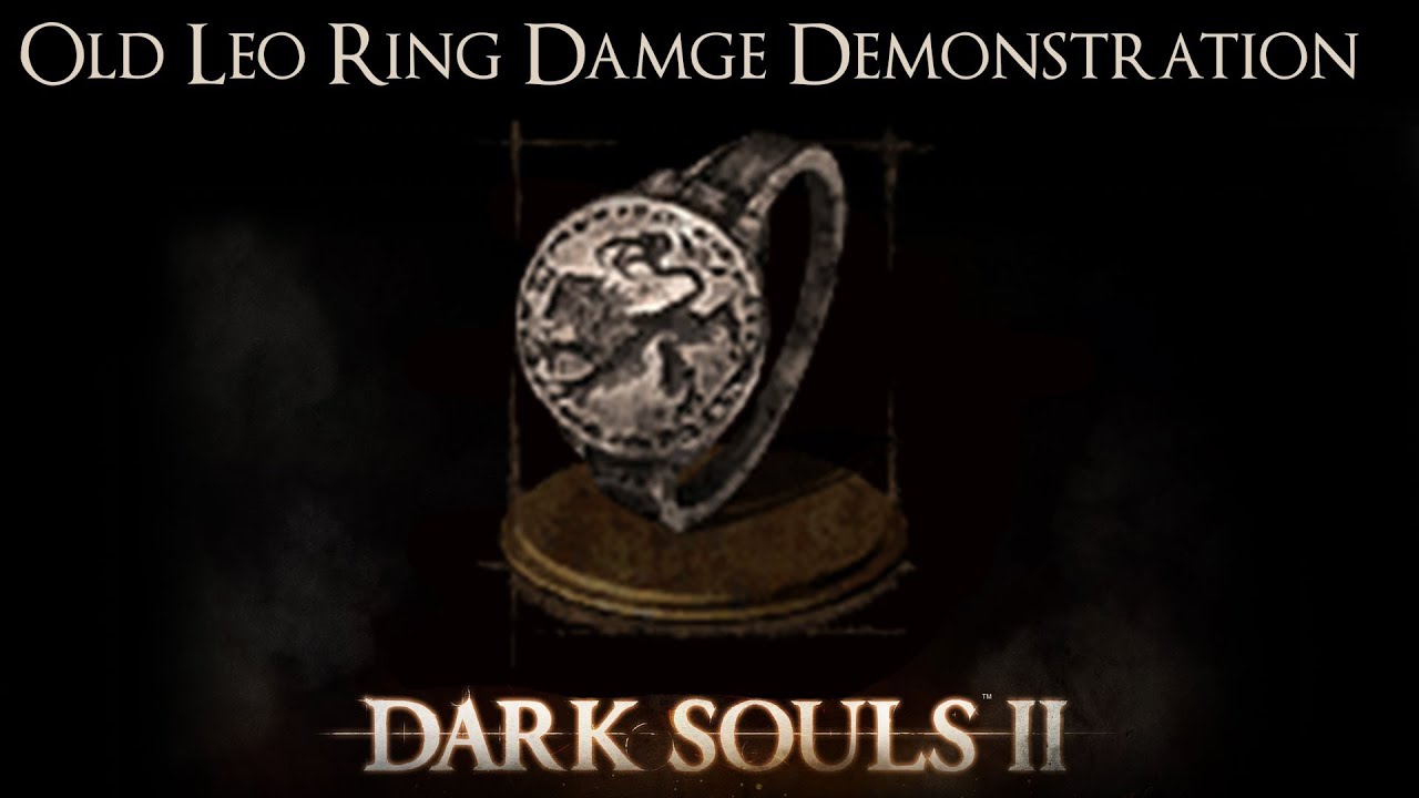 How To Use Old Leo Ring, Weapon Counter Damge Demonstration Dark Souls 2