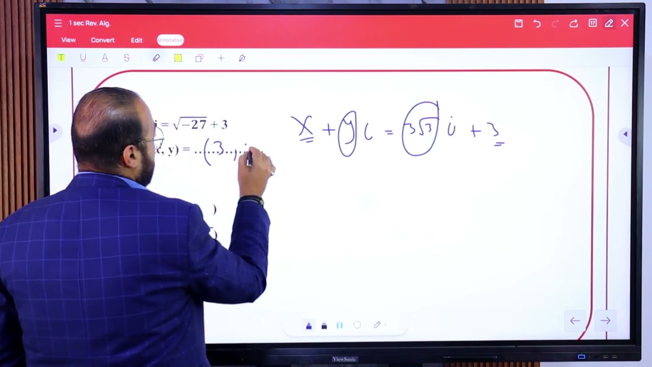 Algebra - Revision 1st Secondary