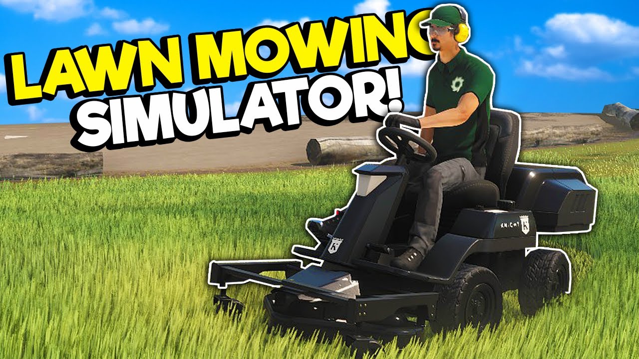 Mowing Massive Lawns is Oddly Satisfying! (Lawn Mowing Simulator)