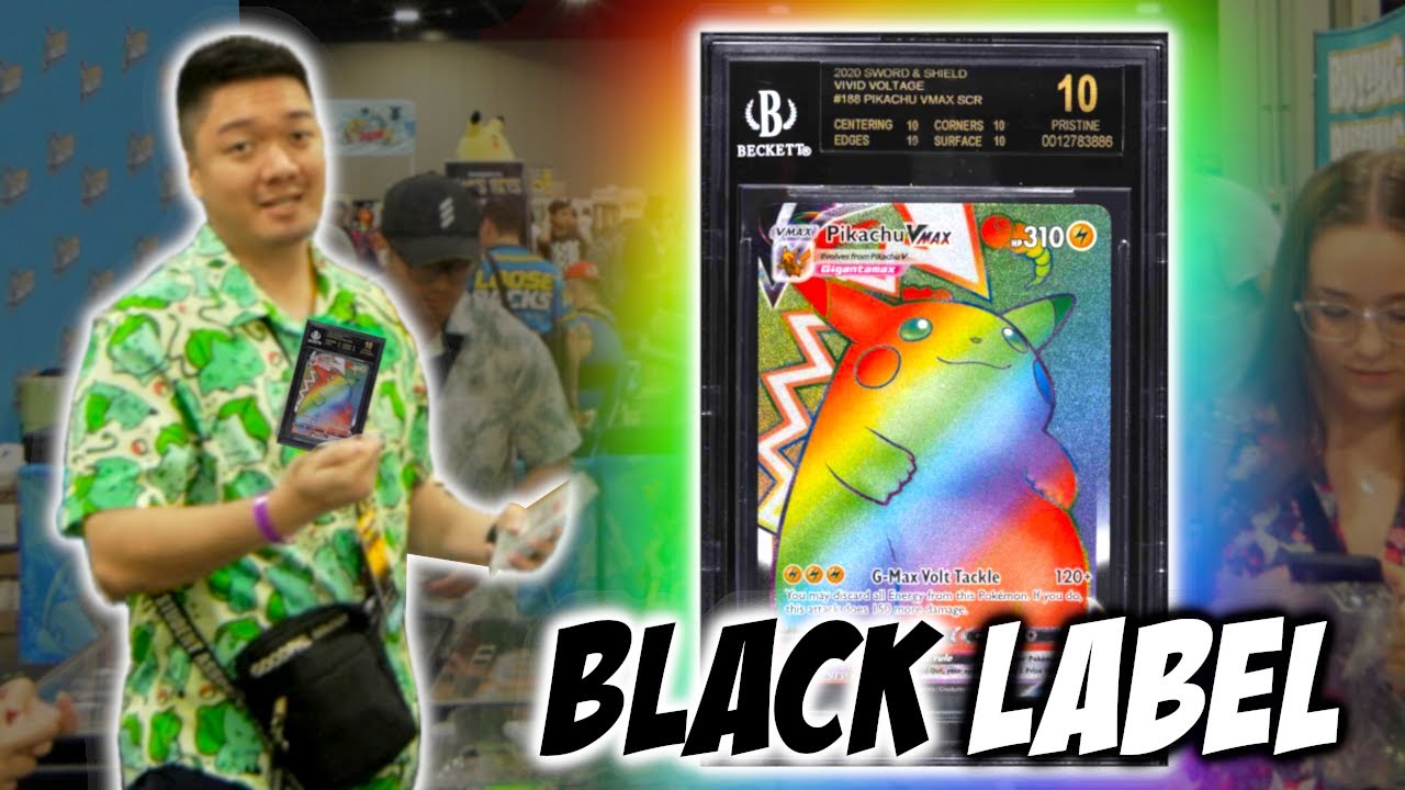 I Traded for a BLACK LABEL Pikachu Pokémon Card | Atlanta Collect-A-Con Day 2 VENDOR POV
