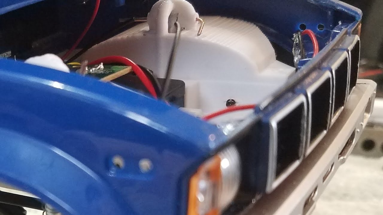 WPL C24 Toyota Shock Mounts and Electronics Tray part10