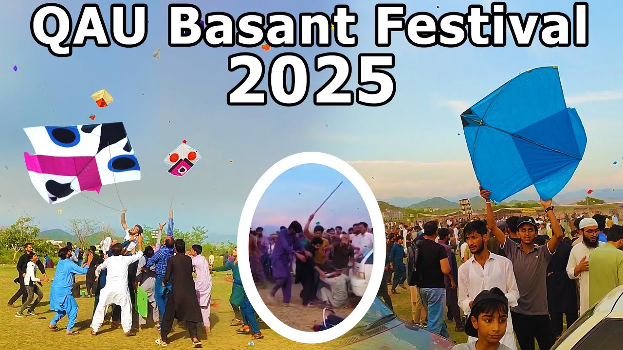 QAU Basant Festival 2025 | Full Kite Catching Mahol | Phadda ho Gaya | #kiteskorner #kiteflying