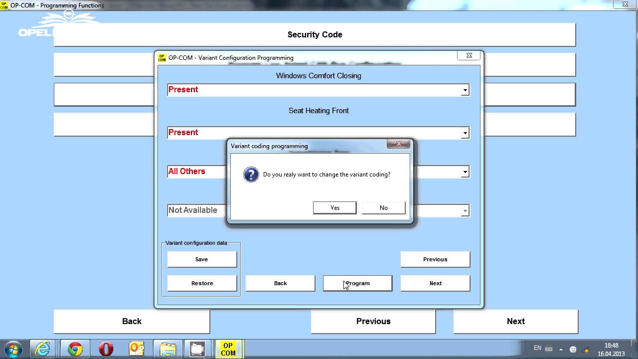 Opel Astra H Tutorial: Remote Window Closing