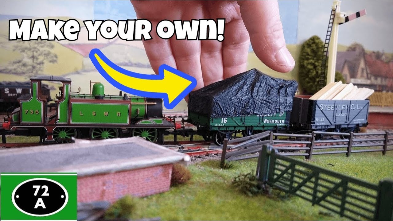 How To Make Realistic Tarpaulins For Your Model Railway Wagons