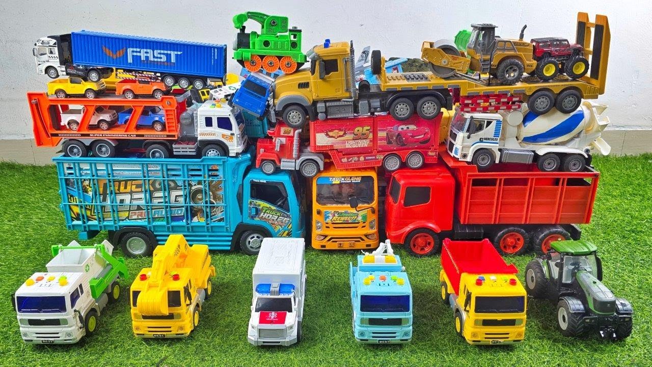Temukan Mobil Mainan Truk Oleng Besar, Truk Molen, Truk Pemamdam, Dumptruk, Beko Excavator, Crane