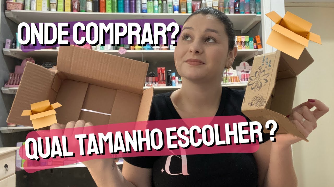 TUDO SOBRE MINHAS CAIXAS DE ENVIO| Mostrei os tamanhos e onde comprar.