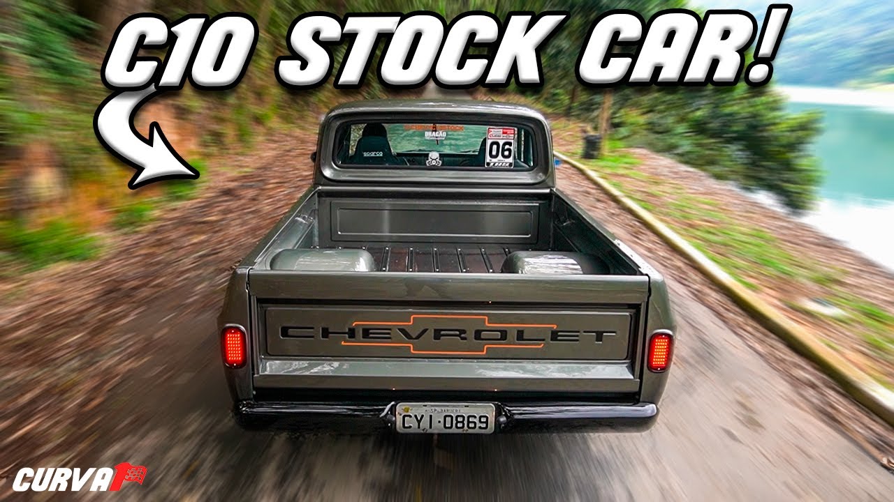 C10 COM MOTOR DE STOCK CAR ACELERANDO TUDO!! V8 INSANO 🔥