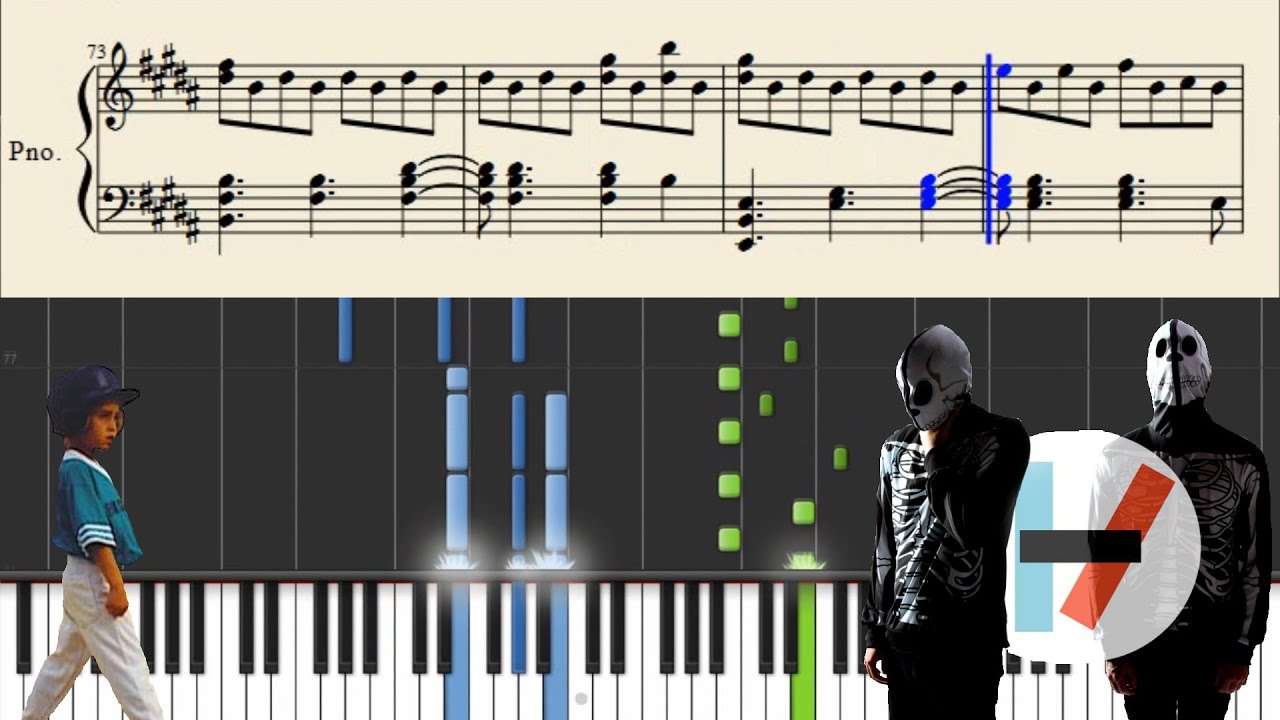 twenty one pilots: Kitchen Sink - Piano Tutorial + Sheets