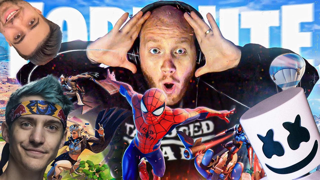 TIMTHETATMAN RETURNS TO FORTNITE FT NINJA, MARSHMELLO & SYPHERPK