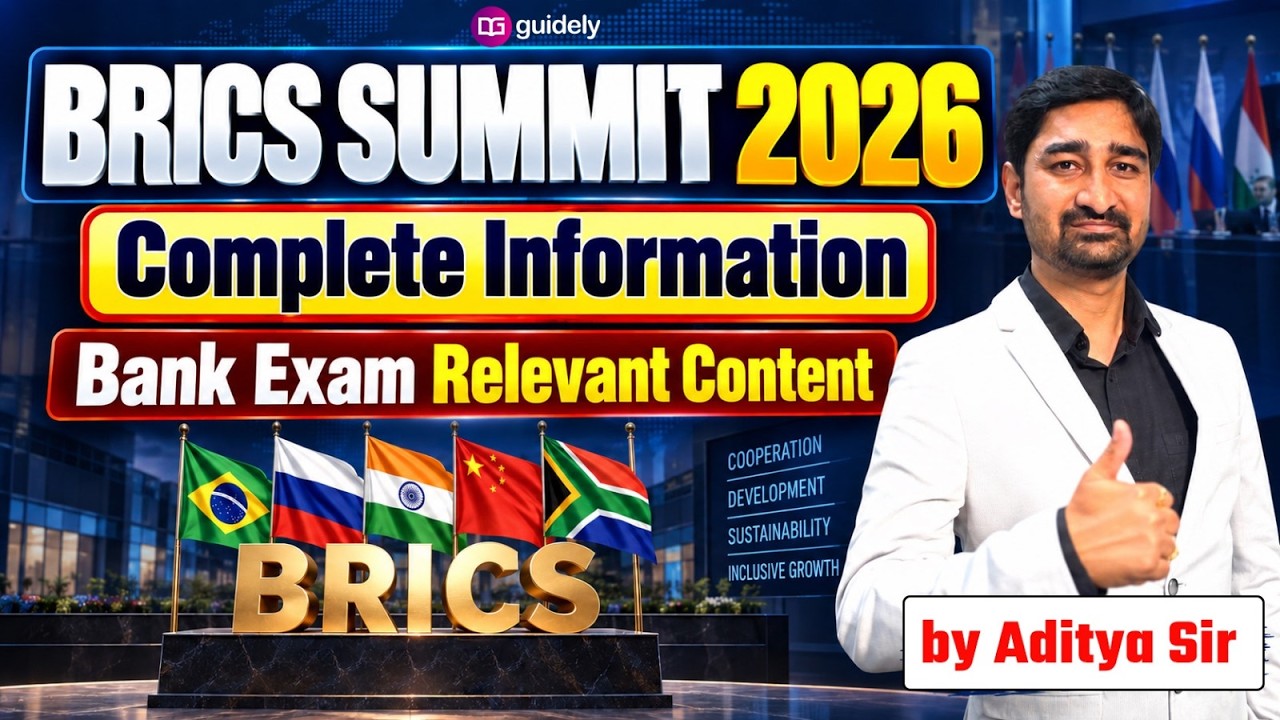 BRICS Summit 2026 | Complete Information & Bank Exam Relevant Current Affairs | Aditya Sir