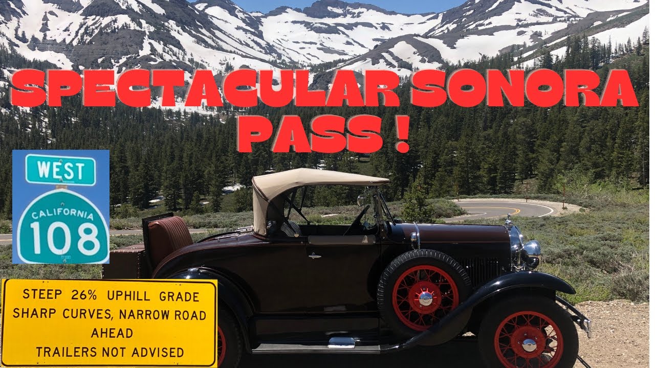 Spectacular Sonora Pass, California Highway 108. Steep grades, hairpin curves, narrow, and gorgeous!