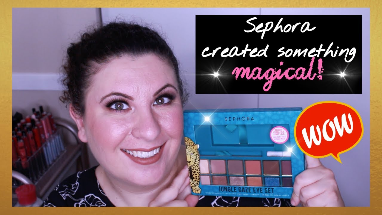 SEPHORA COLLECTION JUNGLE GAZE EYE SET REVIEW & DEMO