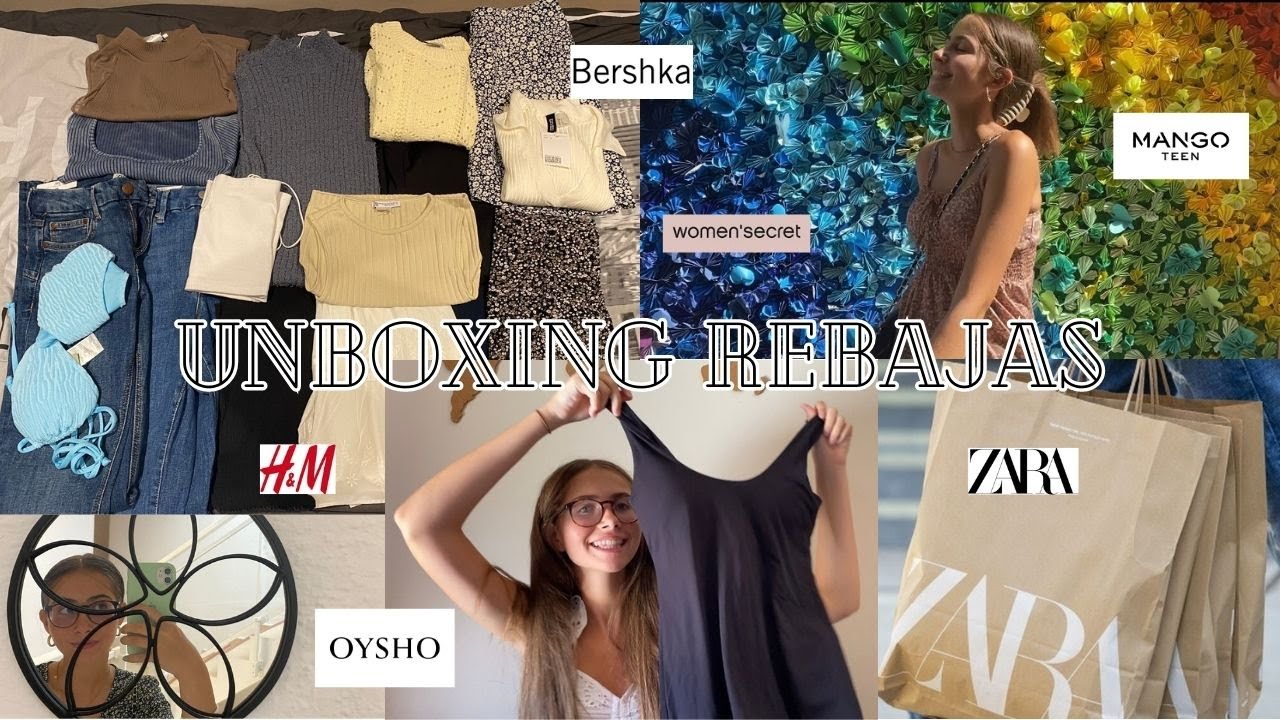HAUL rebajas VERANO - ZARA, BERSHKA, MANGO TEEN, H & M ....