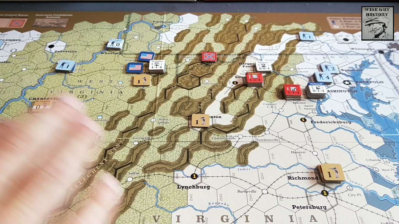 1. The U.S. Civil War - Campaign Intro [GMT Games, 3rd Ed. 2021]