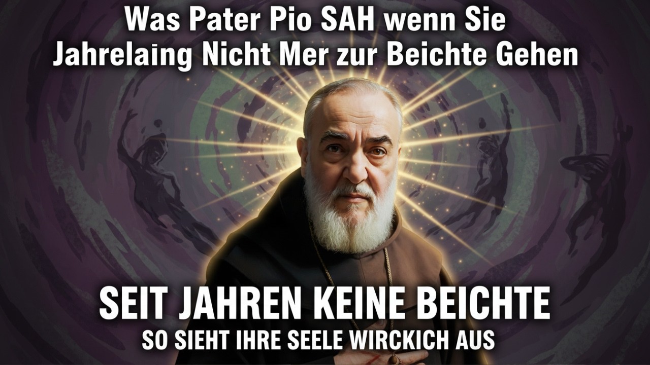 Was Pater Pio SAH wenn Sie Jahrelang Nicht Mehr zur Beichte Gehen