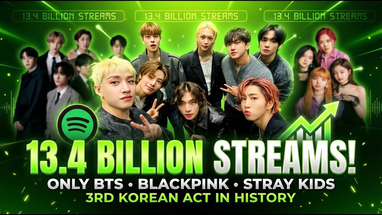 У JYP наконец-то появился «монстр» на Spotify: Stray Kids вошли в историю!