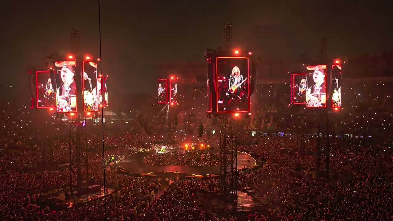 METALLICA Inicio de concierto 29 de Sep 2024 Estadio GNP México 🇲🇽 #metallica #cdmx #mexico