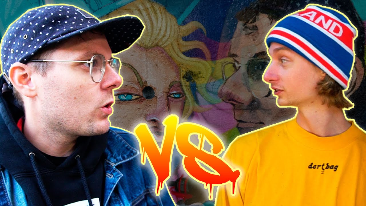 Mural Artists Paint EACH OTHER! | SLEW vs. TEN HUN | Portrait Battle!
