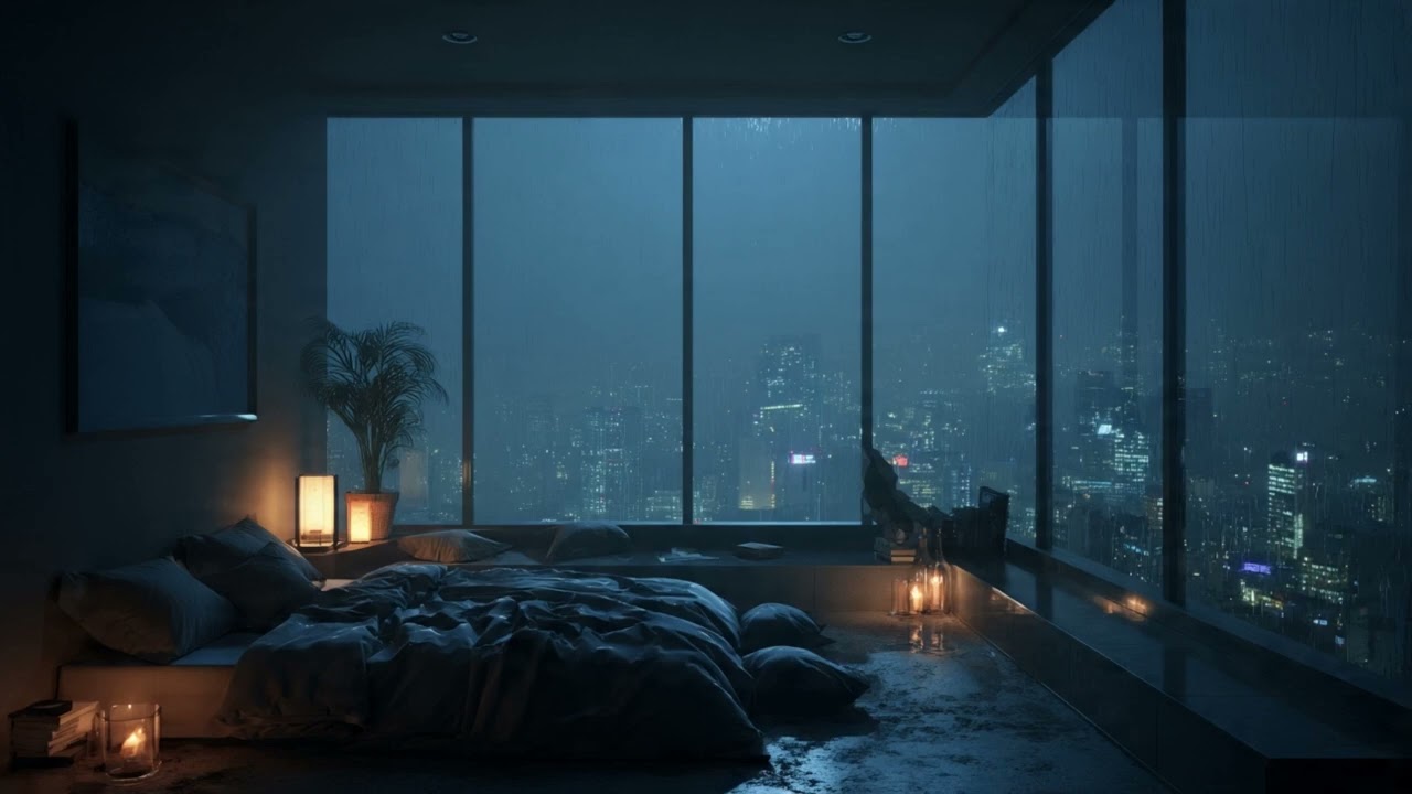 The City is Quiet Now  Soft Piano for Deep Sleep rest.