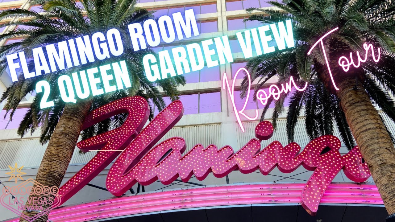 Flamingo Las Vegas | Flamingo Room 2 Queen Garden View | Room Tour